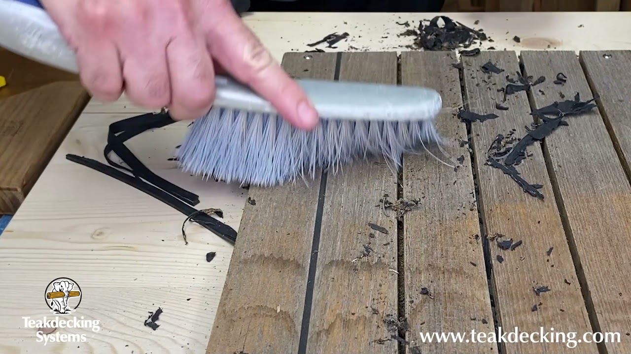 How To Properly Prepare & Re-Caulk a Teak Deck Seam Part 1