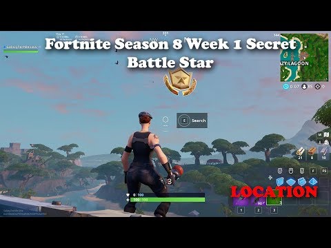 Fortnite Season 8 Week 1 Secret Battle Star Location