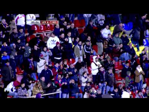 La Liga | Gol de Iborra (4-1) en el Levante UD - UD Melilla | 28-11-2012 | J5