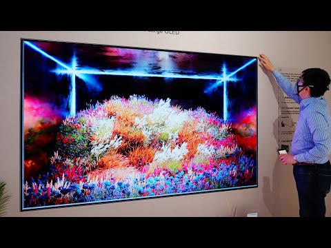 97-inch OLED TV & Transparent OLEDs Are So Close to Market, I Could Touch It!