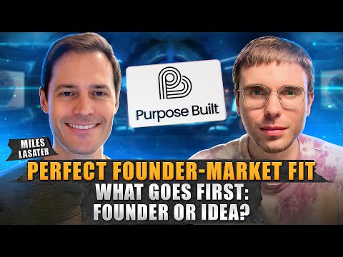 founder or idea? Miles Lasater @Purpose Built Ventures - YouTube