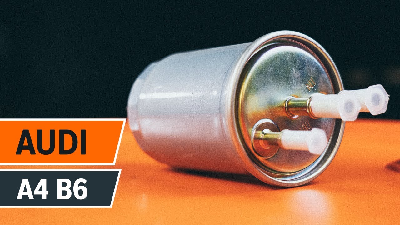 Comment changer : filtre à carburant sur Audi A4 B6 - Guide de remplacement