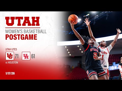 Utah: 71, Houston: 61 | Women's Basketball Postgame Press Conference