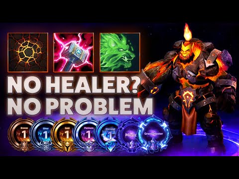 Thrall Earthquake - NO HEALER? NO PROBLEM! - Bronze 2 Grandmaster S2 2022