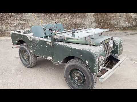 land rover series 1 80in for sale walkaround + starting, idling