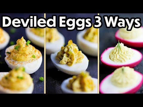 Experience Deliciously Savory Deviled Eggs Made Three Ways