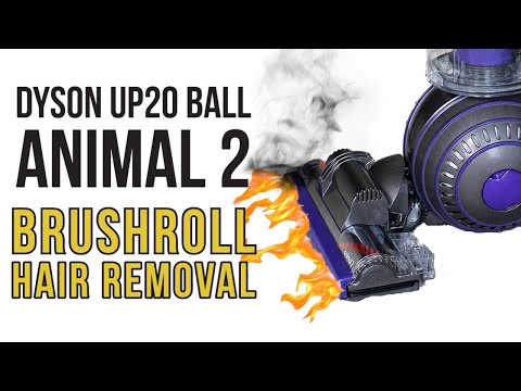 Dyson Ball 2 Animal UP40 - Removing Hair From The Brushroll Fixes The Burning Smell!