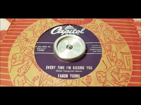 Faron Young - Everytime I'm Kissing You - 1956 Country - Capitol F3982