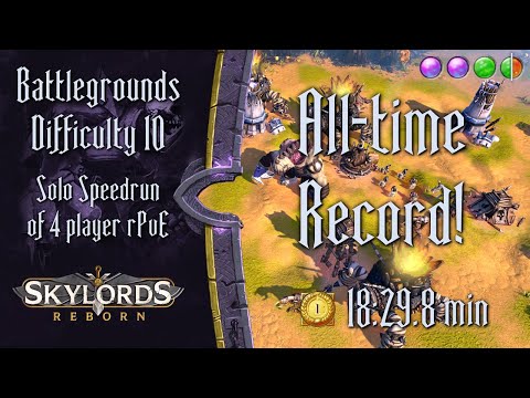 Solo Speedrun in 18:29.8 | 4 player rPvE 10 - August 2021 | Skylords Reborn (BattleForge)