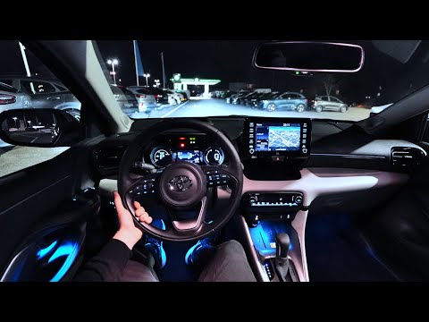 Toyota Yaris Hybrid 2023 |Test Drive POV at Night