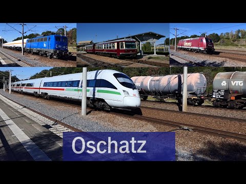 Bunter Bahnalltag in Oschatz sowie mit der Döllnitzbahn