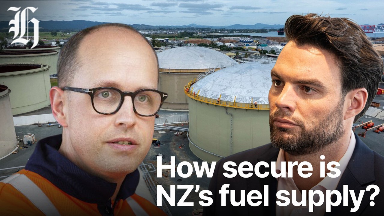 Marsden Point boss tells Ryan Bridge TODAY how secure NZ's fuel supply is | Herald NOW