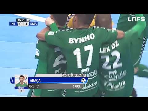 Gol Araça (0-1) Movistar Inter - Osasuna Magna. J11, 1Div. LNFS