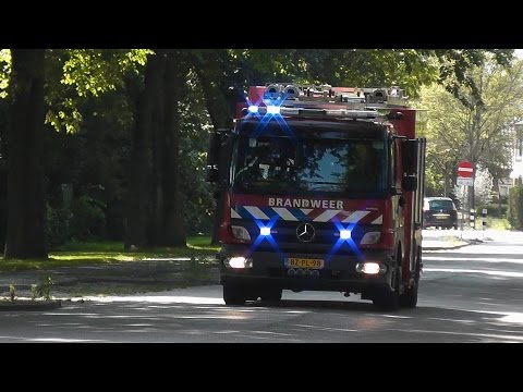 PRIO 1 TS 5034 en Politie Buitenbrand Van IJsendijkstraat Purmerend