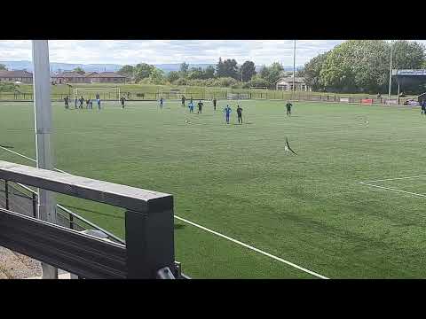 Fraser Currid penalty save for Bo'ness Athletic against Bathgate Thistle EoSFL Conf X Sat 28 May 22