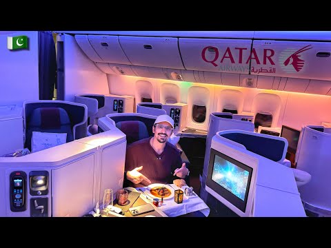 WORLD'S BEST BUSINESS CLASS Review - Qatar Airways