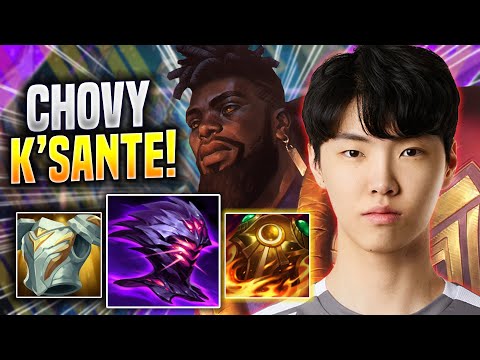 CHOVY IS A BEAST WITH K'SANTE! - GEN Chovy Plays K'sante MID vs Veigar! | Season 2023