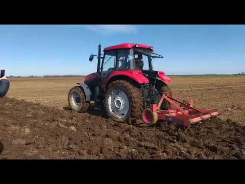 Demostración de tractor YTO  modelo X 1004 Cabinado