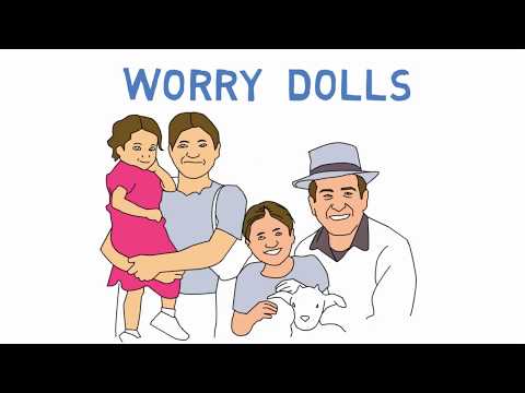 Spanish Worry Dolls Story in English
