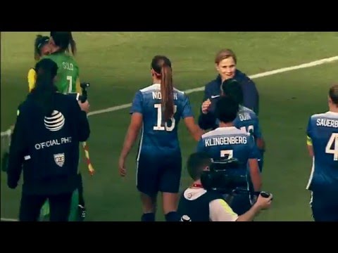 USWNT - Alex Morgan Stoppage Time Goal v. France (AMAZING Extended Celebration) - March 6, 2016