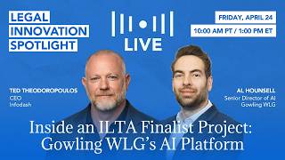 Inside an ILTA Finalist Project: Gowling WLG's AI Platform