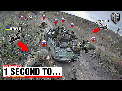Ukrainian FPV Drones Spotted Russian Infantry - Then THIS Happened...
