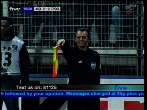 2003 02 20 Auxerre v Liverpool 4th Round 1st Leg FULL Match Channel 5