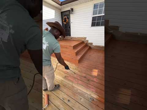 I finally got around to sealing my deck. Now I’m ready for winter! 😅