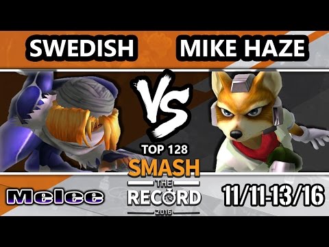 STR 2016 SSBM - OBEY | Mike Haze (Sheik, Fox) Vs. RNG | Swedish (Fox, Sheik) Smash Melee Top 128
