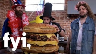 Epic Meal Empire: Making the All-American Burger | FYI