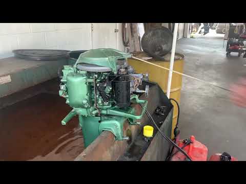 1954 Johnson RD-16 25hp back in service after decades in storage