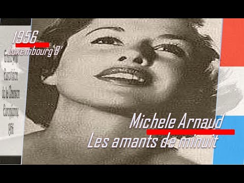 eurovision 1956 Luxembourg B' 🇱🇺 Michele Aurnaud - Les amants de minuit