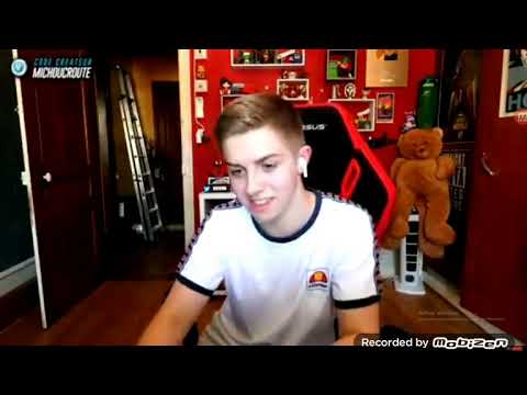 Michou passe l'aspirateur en direct