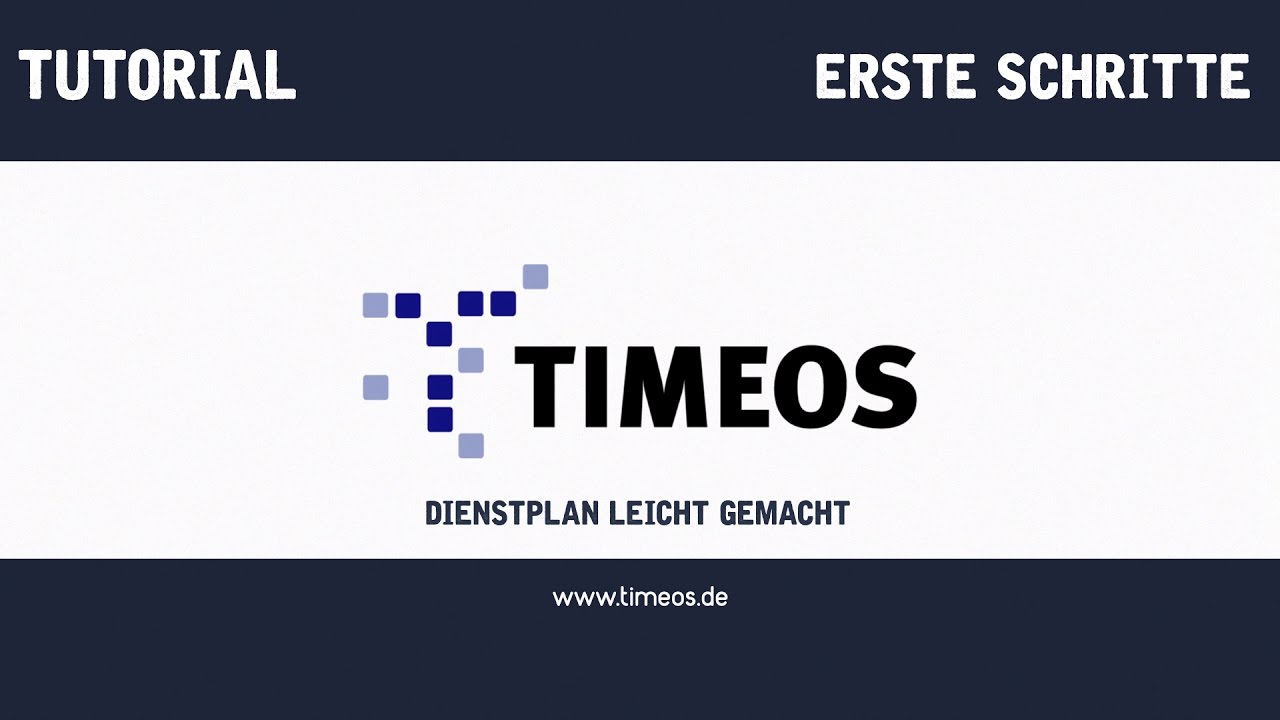 Timeos Tutorial: Erste Schritte