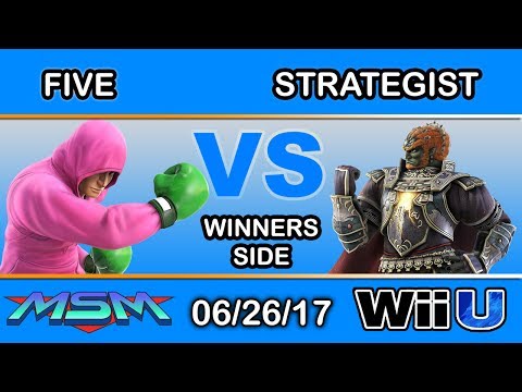 MSM 102 - Five (Little Mac) Vs. GLDD | Strategist (Ganondorf, Link) Winners Side
