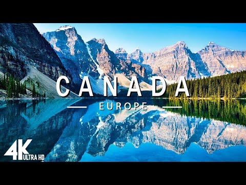 FLYING OVER CANADA 4K - Relaxing Music Along With Beautiful Nature Videos - 4K Video Ultra HD
