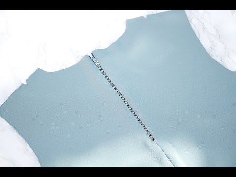 How to sew an exposed zipper