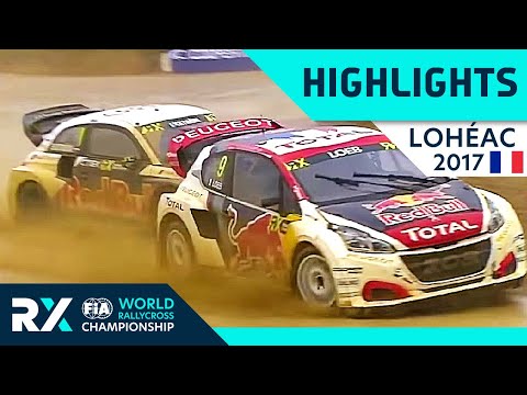 Rallycross Highlights 2017 : World RX of Lohéac in France. World Rallycross with Sébastien Loeb