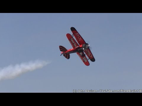 2015 R.I. Airshow @Quonset - Screamin' Sasquatch Jet Waco