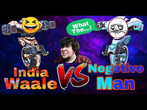 India Waale Vs Negetive Man😵| Custom Went Wrong ❌|| Mech Arena Robot Showdown||