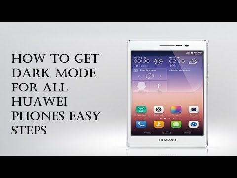 How To Get Dark Mode For All HUAWEI Phones without ROOT (EMU)||TechStation