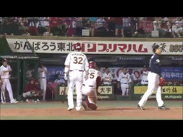 【5回裏】バファローズ・松葉 痛恨のワイルドピッチ!! 2014/9/9 E-Bs