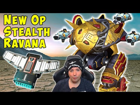 NEW OP Stealth Ravana with Cloaking Unit - War Robots Mk2 Gameplay WR