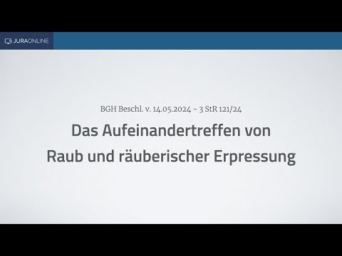 Case of the Month - The clash of robbery and robbery