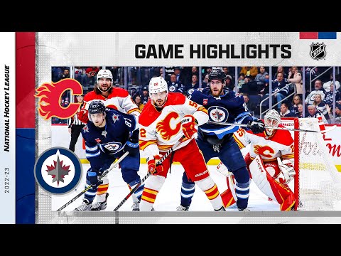 Flames @ Jets 1/3 | NHL Highlights 2023