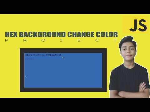 Javascript Course Project Based Learning Hex Background Color Using Javascript Project 2
