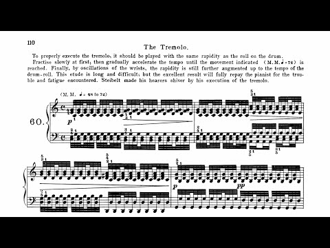 Hanon - The Tremolo, No.60 from 'The Virtuoso Pianist'