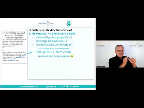 Section 48 VwVfG - Section 49 VwVfG - Everything you need to know! Revocation of administrative a...