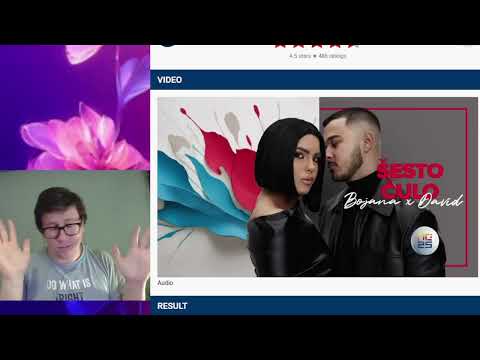 Bojana & David - "Šesto čulo" - Pesma za Evroviziju 25 (Serbia) #esc2025 #reaction