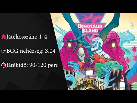 Dinosaur Island részletes bemutató - Board Game Addicts